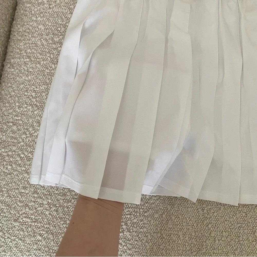 ALO Yoga White Varsity Tennis Skirt Size XS